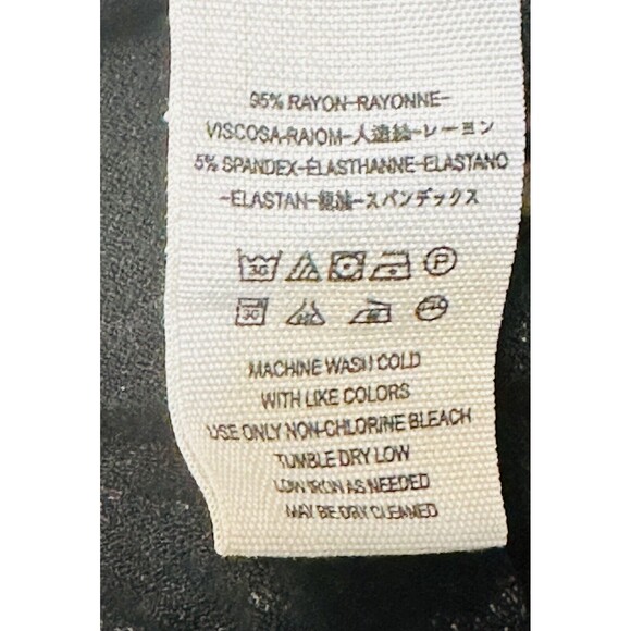 Free People Size M Last Time Floral Draped Blouse Boho Goth Whimsigoth Festival - Picture 10 of 14